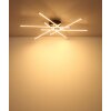 Globo lighting Lawson ceiling light LED black, 1-light source