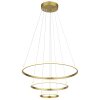 Globo lighting Corine hanging light LED gold, 1-light source