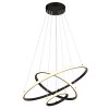 Globo lighting Corine hanging light LED black, 1-light source