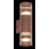 Globo lighting Hayes wall light bronze, 2-light sources