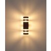 Globo lighting Hayes wall light bronze, 2-light sources