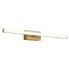 Globo lighting Bennett wall light LED gold, 1-light source