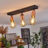 Tulla Ceiling Light copper, black, 3-light sources