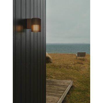 Nordlux MATR Outdoor Wall Light brown, 1-light source