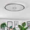 Simonstorp ceiling light, Panel LED silver, white, 1-light source