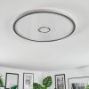 Simonstorp ceiling light, Panel LED silver, white, 1-light source