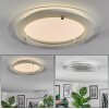 Ipres ceiling light, Panel LED silver, white, 1-light source