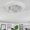 Ipres ceiling light, Panel LED silver, white, 1-light source