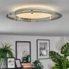 Ipres ceiling light, Panel LED silver, white, 1-light source