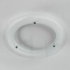 Ipres ceiling light, Panel LED silver, white, 1-light source