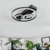 Pilor ceiling light LED black, 1-light source, Remote control