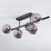 Chehalis ceiling light, globe light Smoke-coloured, 5-light sources