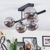 Chehalis ceiling light, globe light Smoke-coloured, 5-light sources