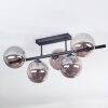 Chehalis ceiling light, globe light Smoke-coloured, 5-light sources