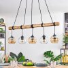 Koyoto hanging light, globe light, pendant light Ecru, black, 5-light sources