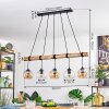 Koyoto hanging light, globe light, pendant light Ecru, black, 5-light sources