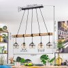 Koyoto hanging light, globe light, pendant light Ecru, black, 5-light sources
