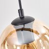 Koyoto hanging light, globe light, pendant light Ecru, black, 5-light sources