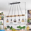 Koyoto hanging light, globe light, pendant light Ecru, black, 5-light sources