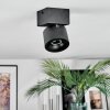 Narel ceiling light, ceiling spotlight LED black, 1-light source
