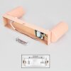 Javel ceiling light, ceiling spotlight pink, white, 2-light sources