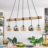 Koyoto hanging light, globe light, pendant light Ecru, black, 5-light sources