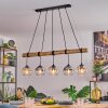 Koyoto hanging light, globe light, pendant light Ecru, black, 5-light sources