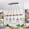 Koyoto hanging light, globe light, pendant light Ecru, black, 5-light sources