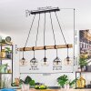 Koyoto hanging light, globe light, pendant light Ecru, black, 5-light sources