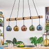 Koyoto hanging light, globe light, pendant light Ecru, black, 5-light sources