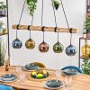 Koyoto hanging light, globe light, pendant light Ecru, black, 5-light sources