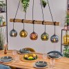 Koyoto hanging light, globe light, pendant light Ecru, black, 5-light sources