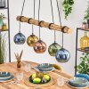 Koyoto hanging light, globe light, pendant light Ecru, black, 5-light sources