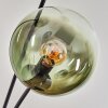 Gastor globe light, floor lamp blue, green, clear, coppery, 5-light sources