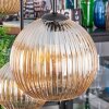Koyoto hanging light, globe light, pendant light Amber, 6-light sources