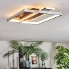 Olian ceiling light LED black, silver, 1-light source