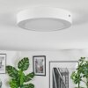 Omaro ceiling light, Panel LED white, 1-light source, Colour changer