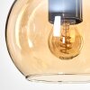 Koyoto hanging light, globe light, pendant light Ecru, black, 5-light sources
