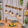 Koyoto hanging light, globe light, pendant light Ecru, black, 5-light sources