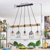 Koyoto hanging light, globe light, pendant light Ecru, black, 5-light sources