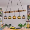 Koyoto hanging light, globe light, pendant light Ecru, black, 5-light sources