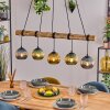 Koyoto hanging light, globe light, pendant light Ecru, black, 5-light sources