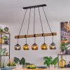 Koyoto hanging light, globe light, pendant light Ecru, black, 5-light sources