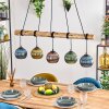 Koyoto hanging light, globe light, pendant light Ecru, black, 5-light sources