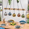 Koyoto hanging light, globe light, pendant light Ecru, black, 5-light sources