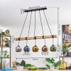 Koyoto hanging light, globe light, pendant light Ecru, black, 5-light sources