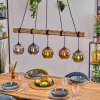 Koyoto hanging light, globe light, pendant light Ecru, black, 5-light sources