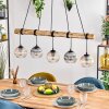 Koyoto hanging light, globe light, pendant light Ecru, black, 5-light sources