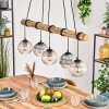 Koyoto hanging light, globe light, pendant light Ecru, black, 5-light sources