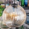 Koyoto hanging light, globe light, pendant light Amber, clear, 6-light sources
